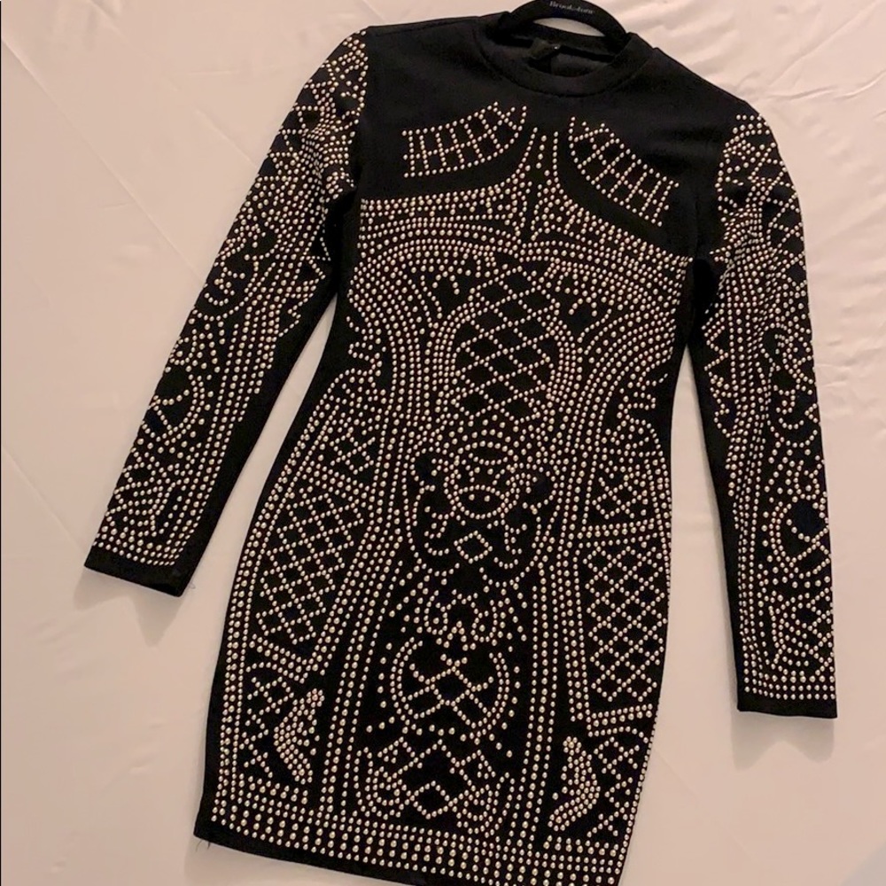 Black beaded dress